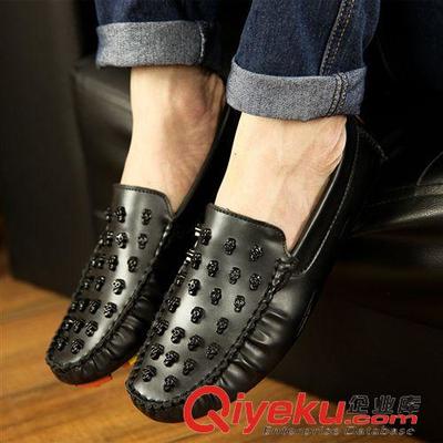 皮鞋 廠家 骷髏彩底真皮牛皮休閑男士懶人 鞋駕車鞋一腳蹬豆豆鞋 男鞋圖片|皮鞋 廠家 骷髏彩底真皮牛皮休閑男士懶人 鞋駕車鞋一腳蹬豆豆鞋 男鞋產品圖片由泉州市洛江區馬甲欣朗鞋業公司生產提供-